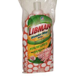 Libman Wonder Mop Refill Microfiber Grip Strips Replacement NEW FACTORY SEALED